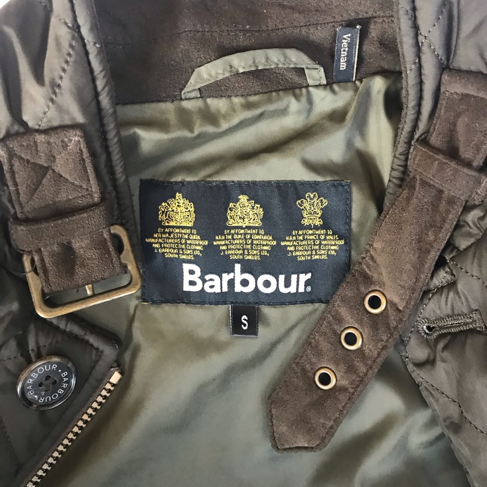 Brown Quilted Barbour Jacket
